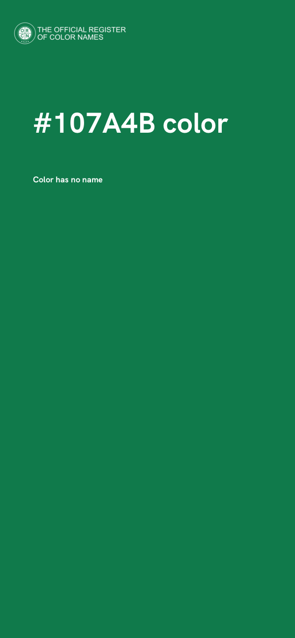 #107A4B color image