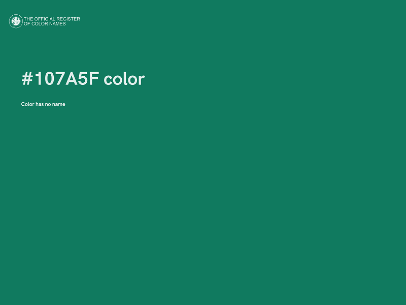 #107A5F color image
