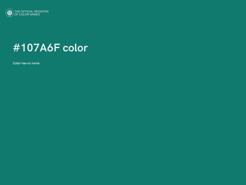 #107A6F color image