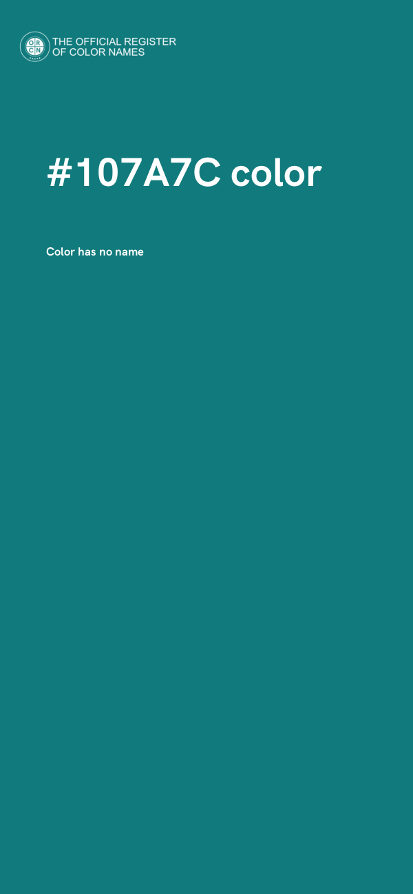 #107A7C color image