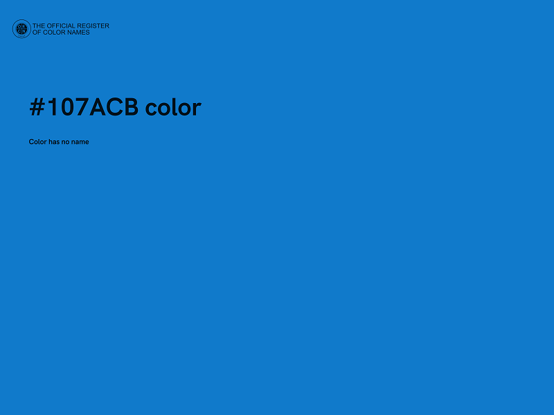 #107ACB color image