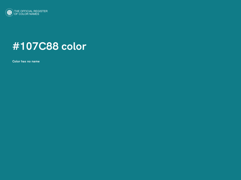 #107C88 color image