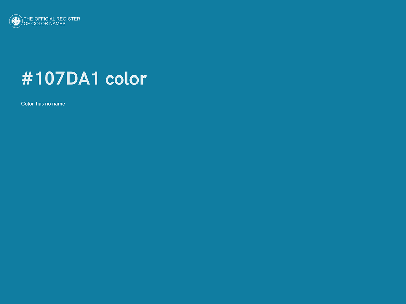 #107DA1 color image