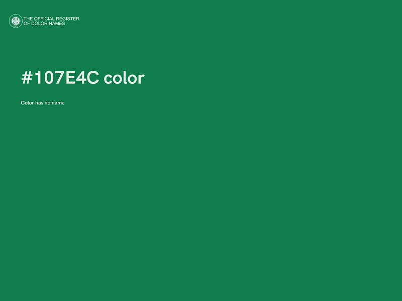 #107E4C color image