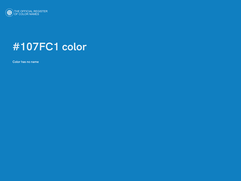 #107FC1 color image