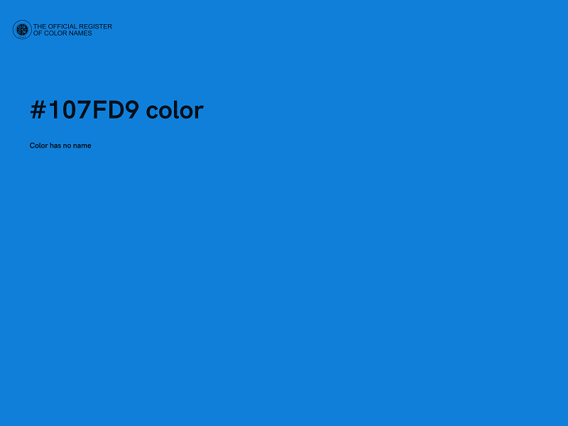 #107FD9 color image