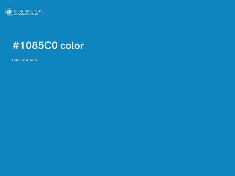 #1085C0 color image