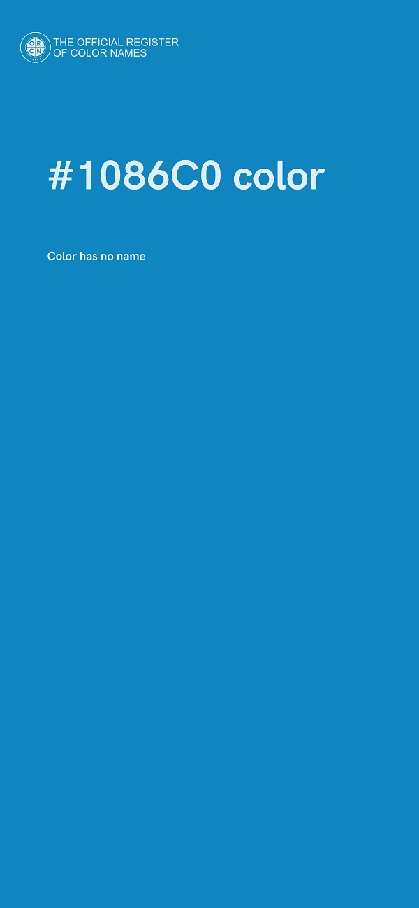 #1086C0 color image