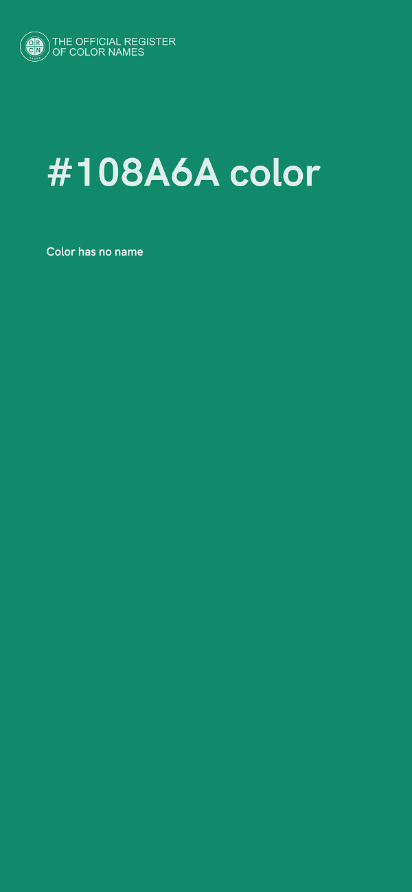 #108A6A color image