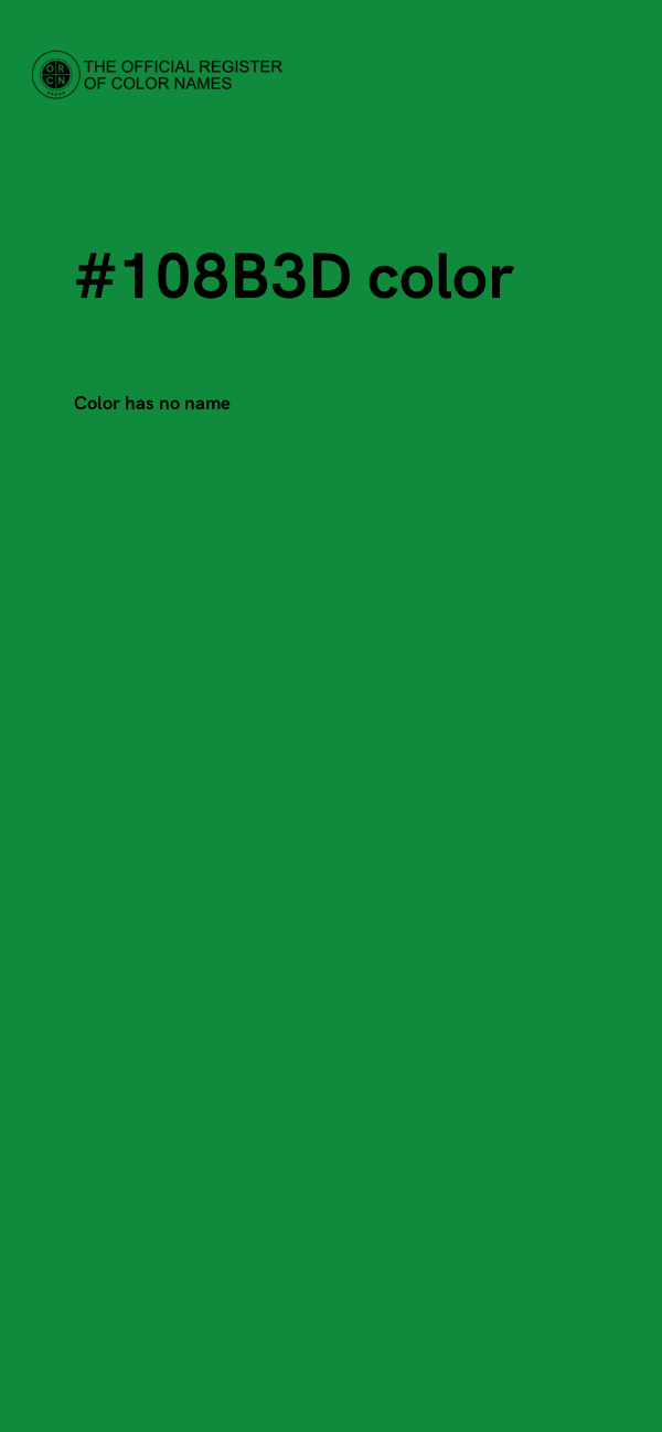 #108B3D color image