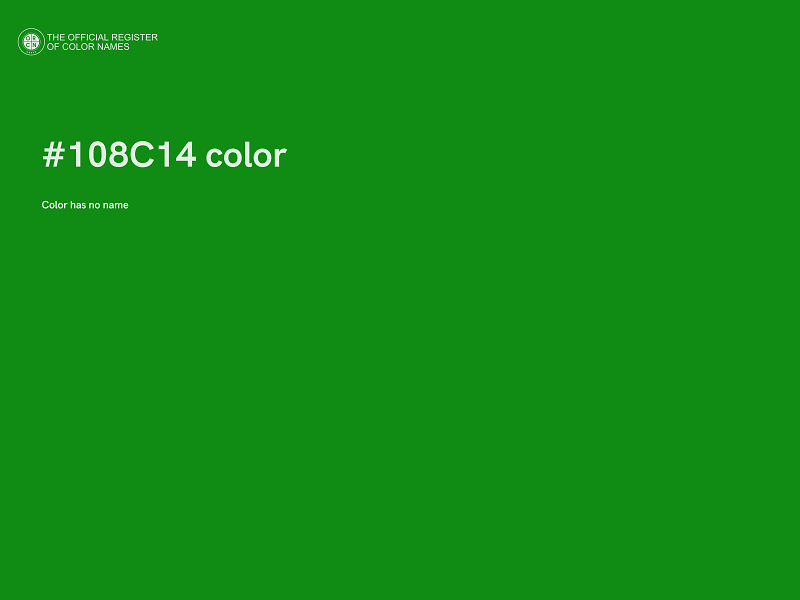#108C14 color image