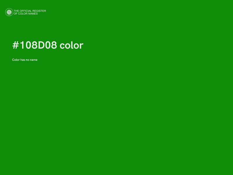 #108D08 color image