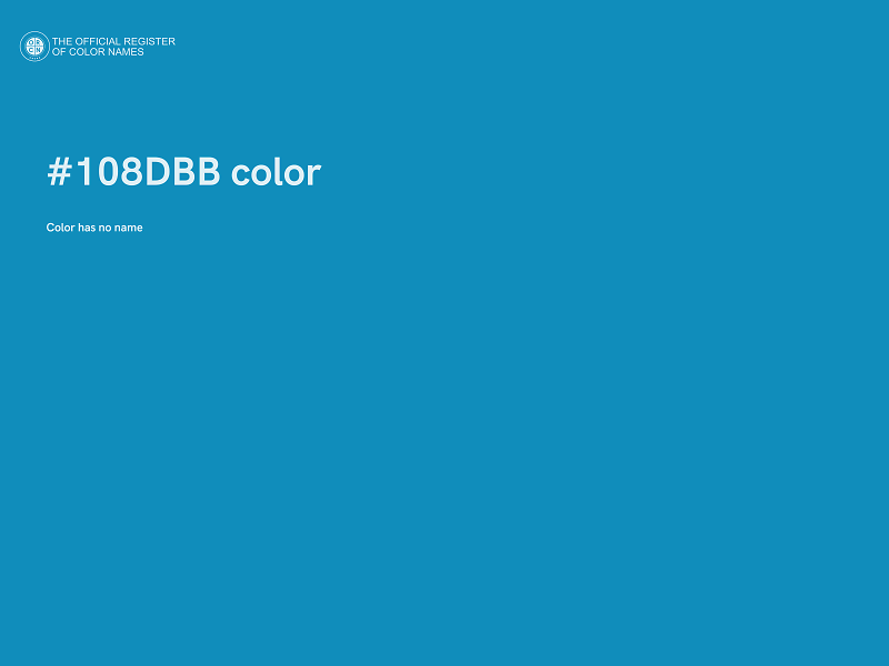 #108DBB color image