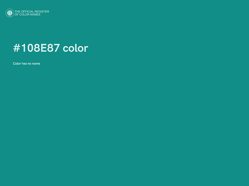 #108E87 color image