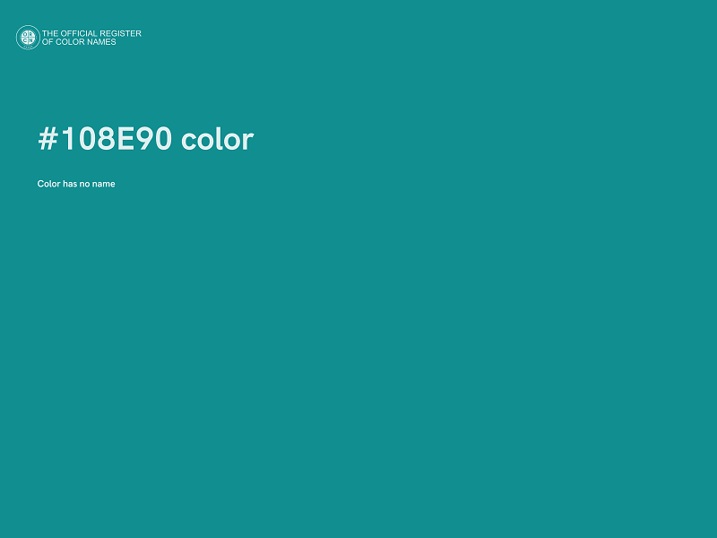 #108E90 color image