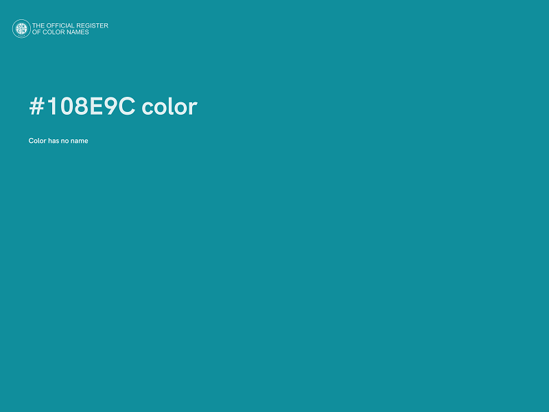 #108E9C color image