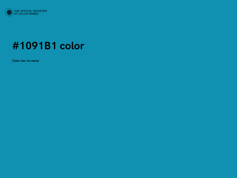 #1091B1 color image