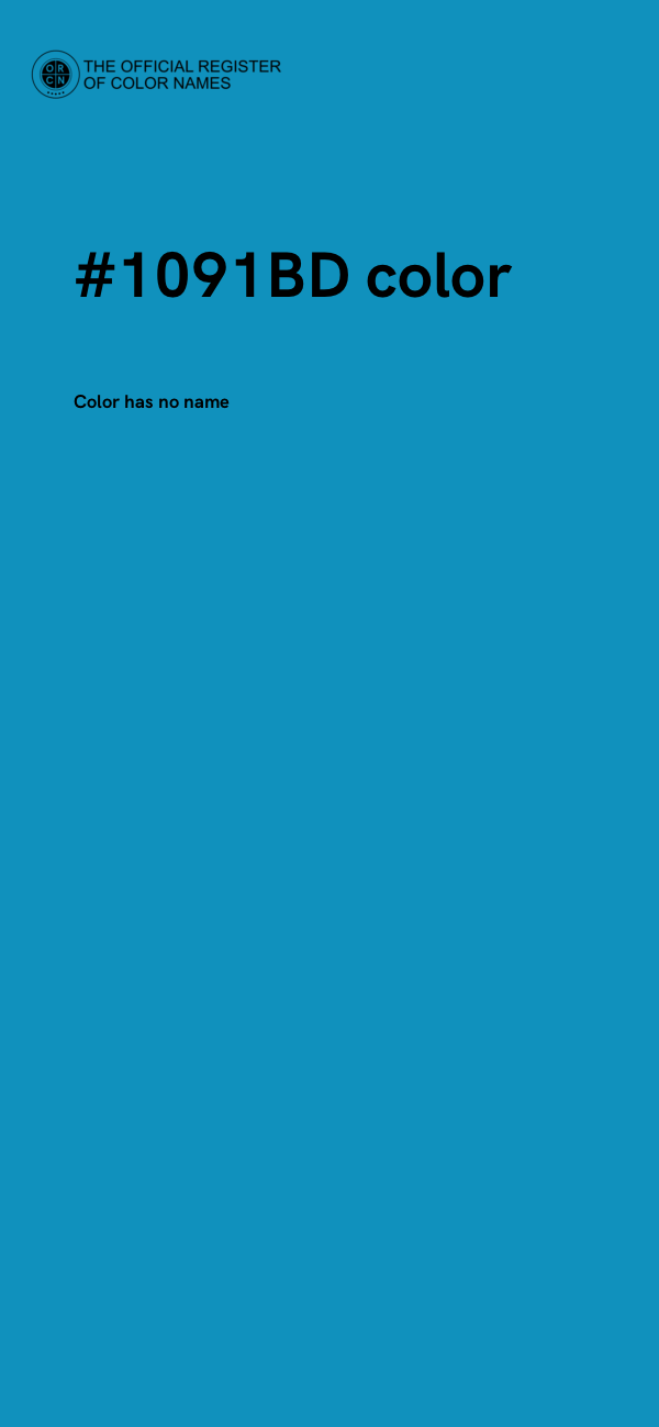 #1091BD color image