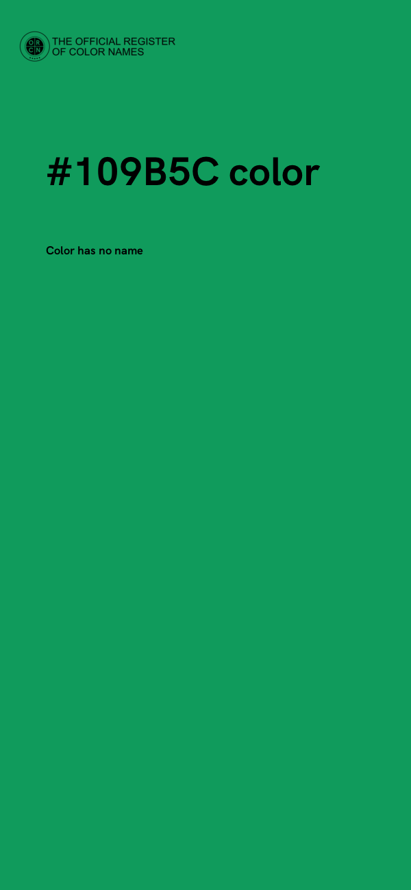 #109B5C color image
