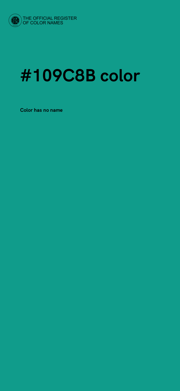 #109C8B color image