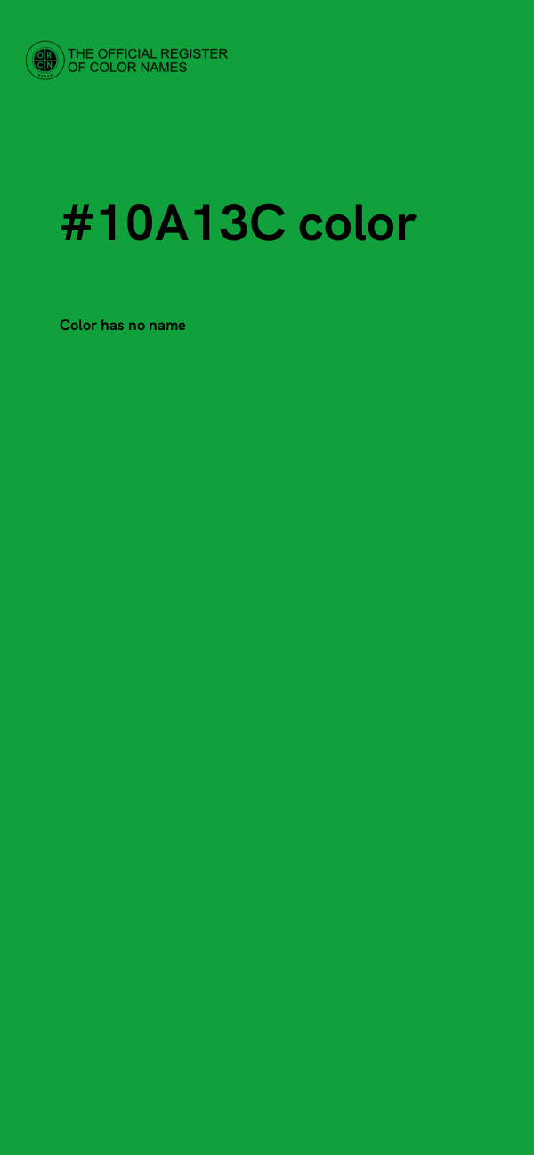 #10A13C color image