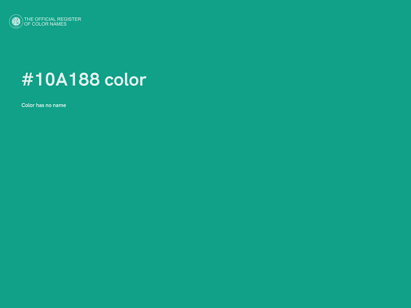 #10A188 color image