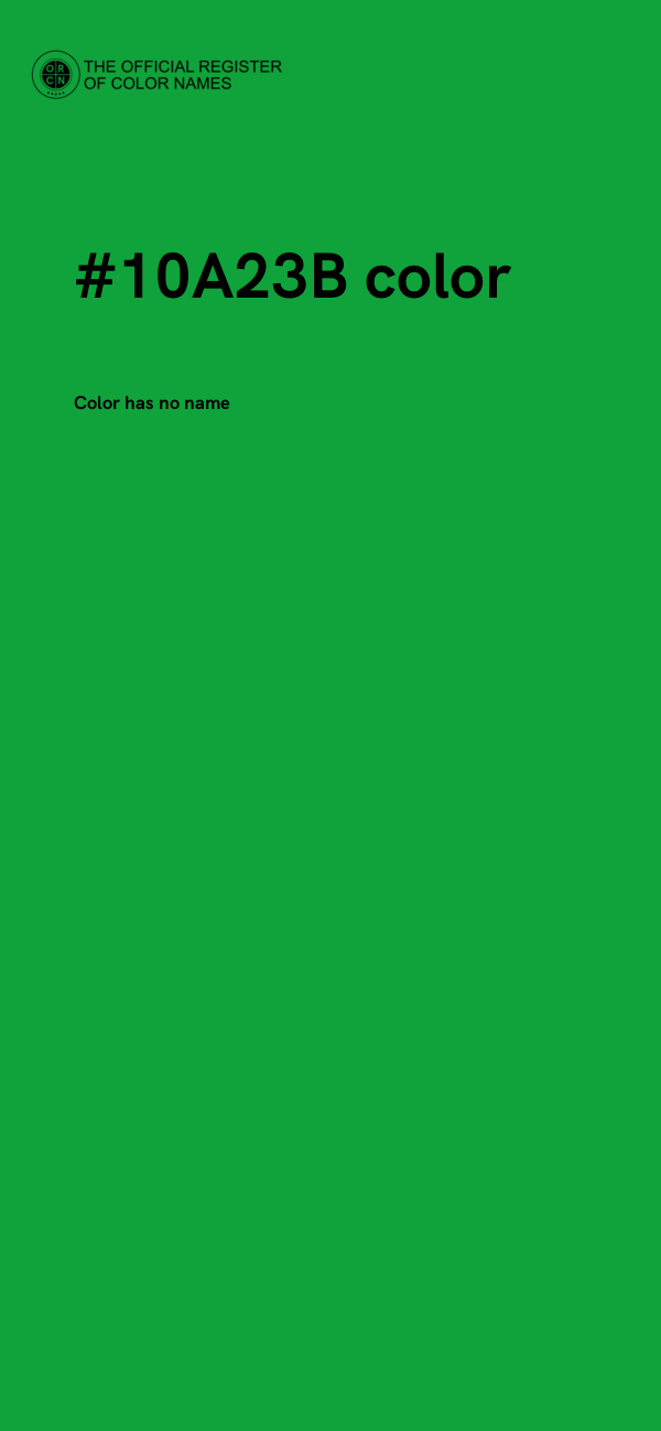 #10A23B color image