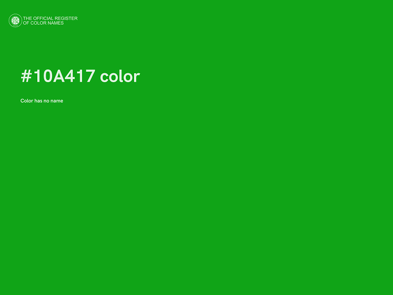 #10A417 color image