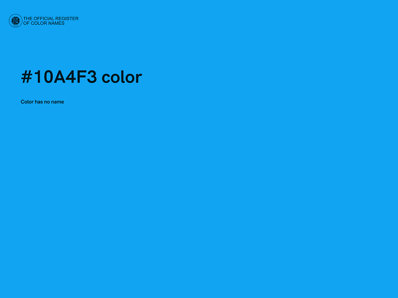 #10A4F3 color image