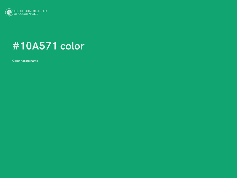 #10A571 color image