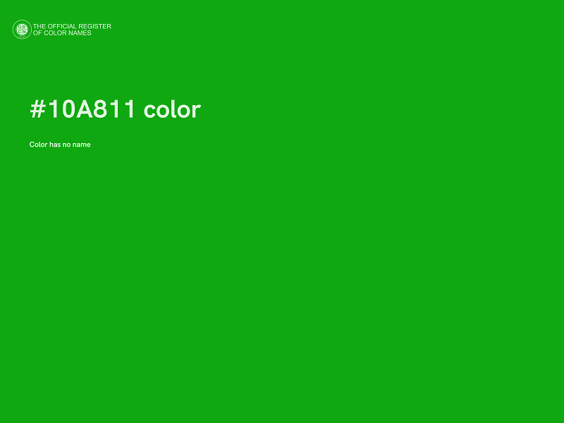 #10A811 color image