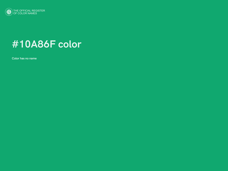 #10A86F color image