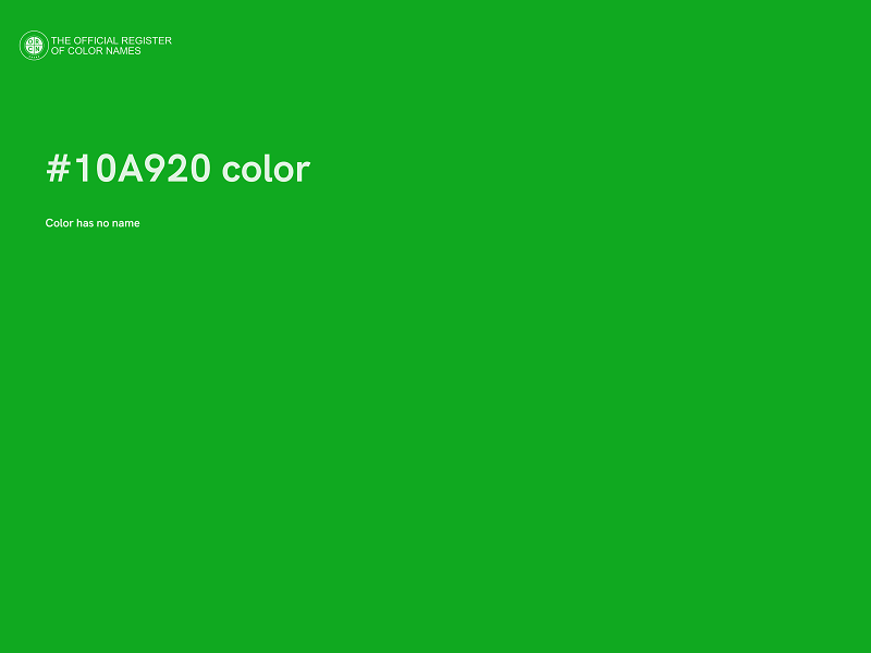 #10A920 color image