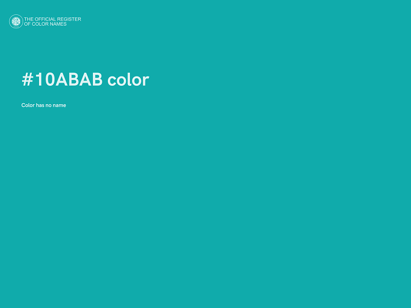 #10ABAB color image