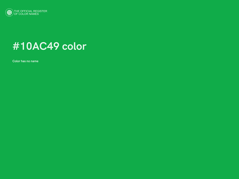 #10AC49 color image