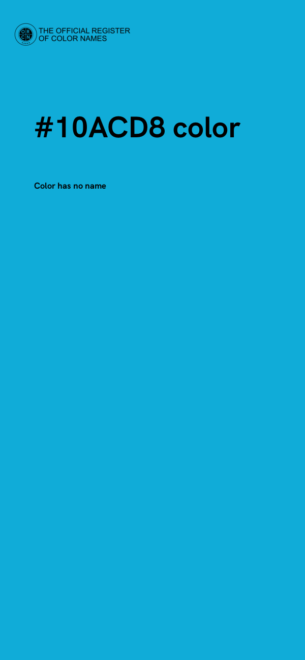 #10ACD8 color image