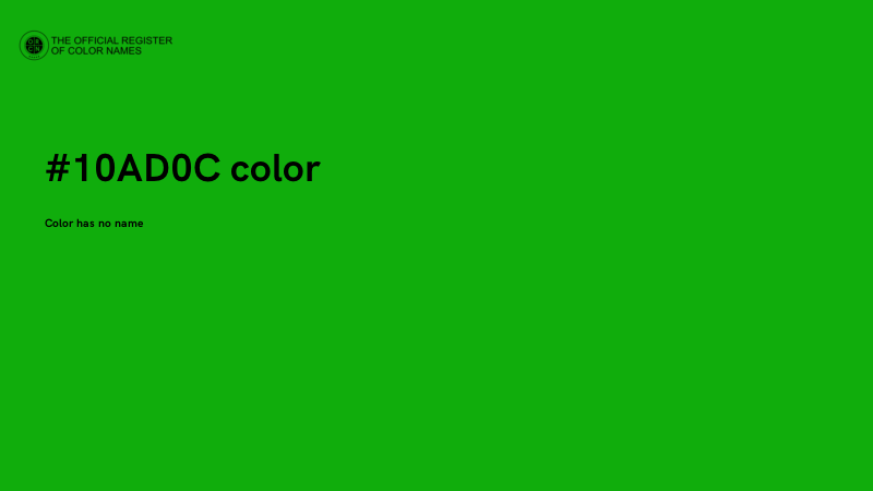 #10AD0C color image