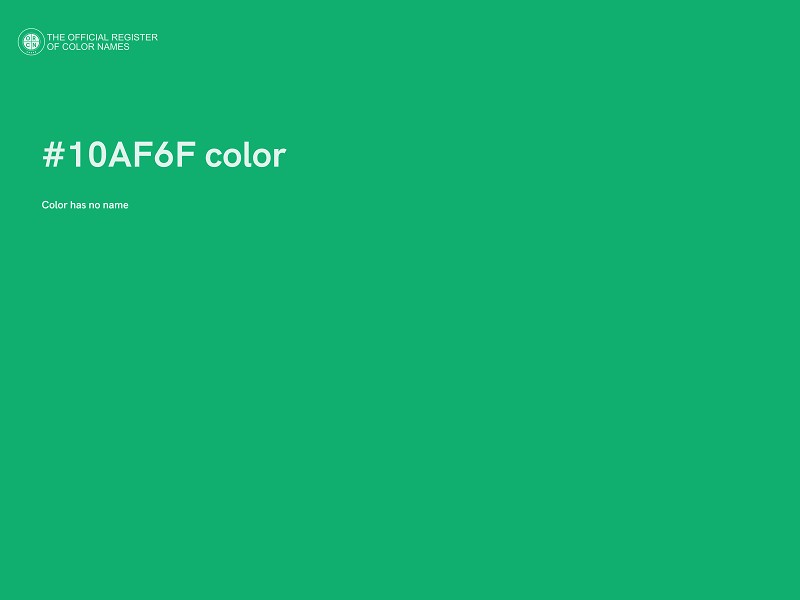 #10AF6F color image