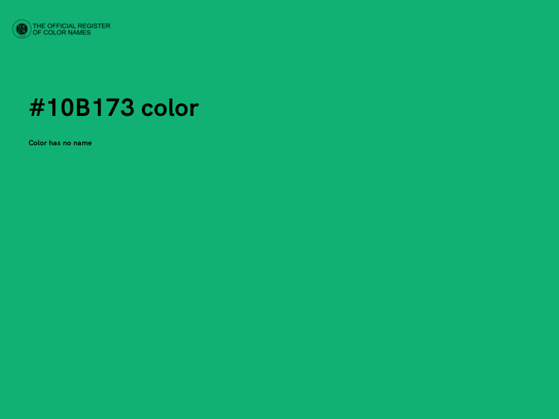 #10B173 color image