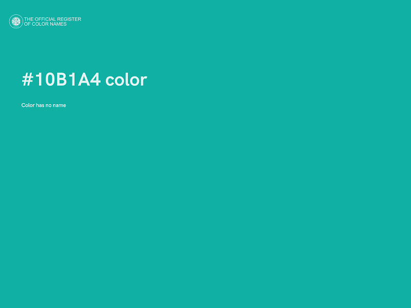 #10B1A4 color image