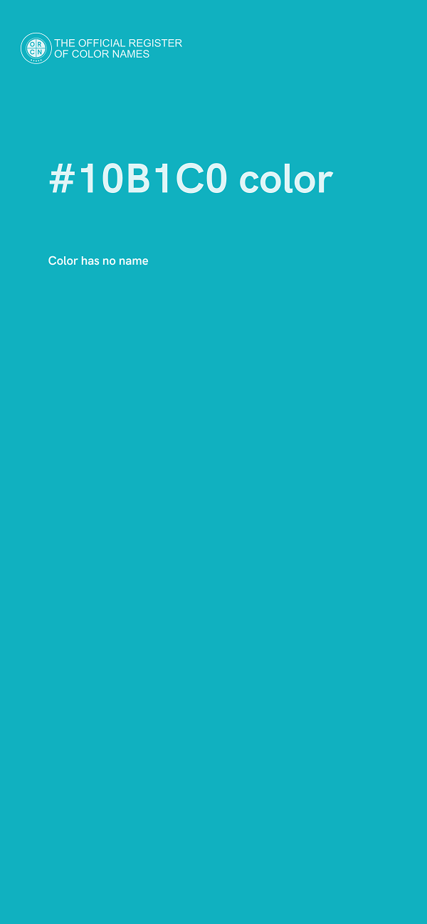 #10B1C0 color image