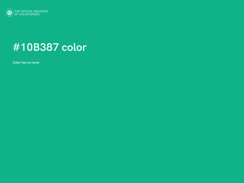 #10B387 color image
