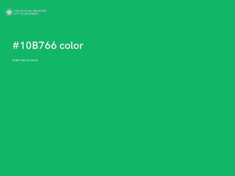 #10B766 color image