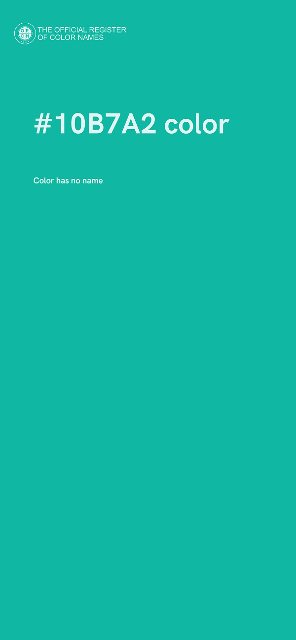 #10B7A2 color image