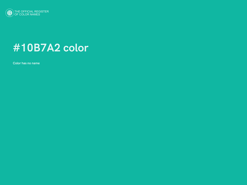 #10B7A2 color image