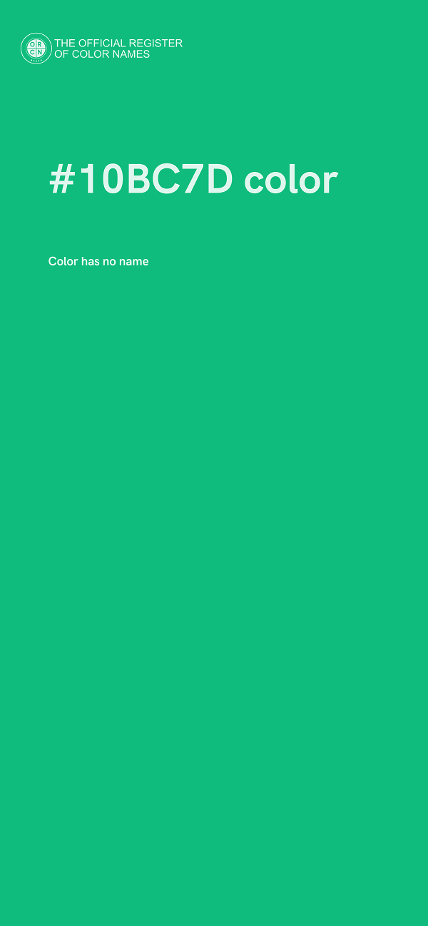 #10BC7D color image