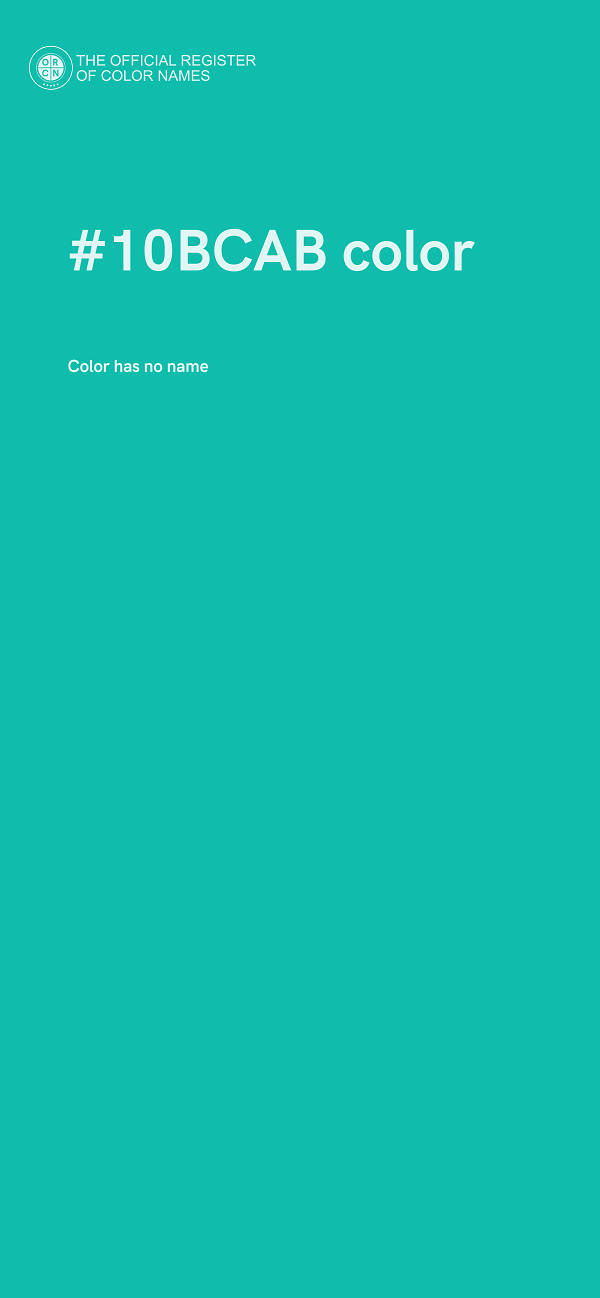 #10BCAB color image