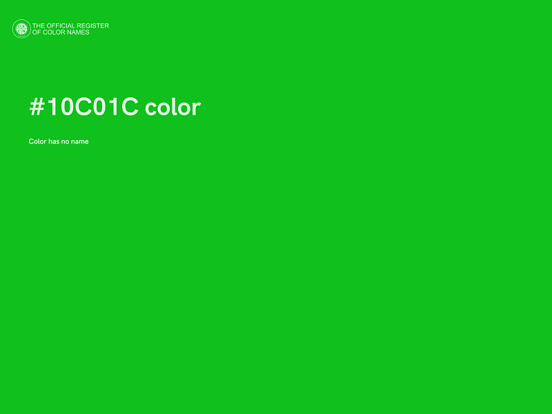 #10C01C color image
