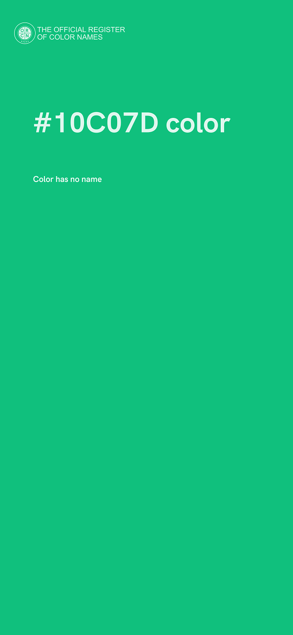 #10C07D color image
