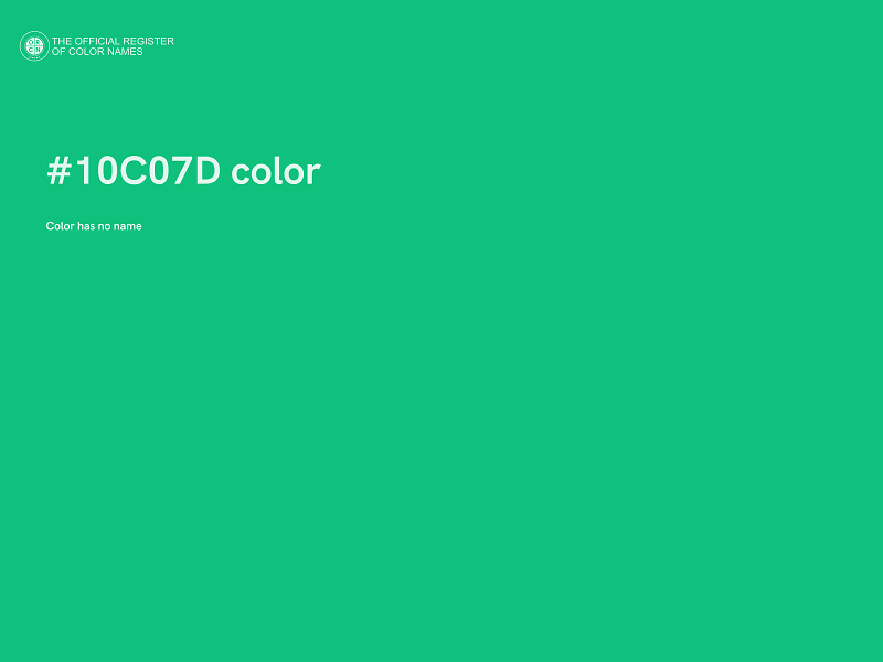 #10C07D color image